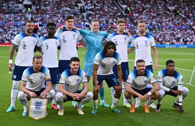 England line up vs North Macedonia