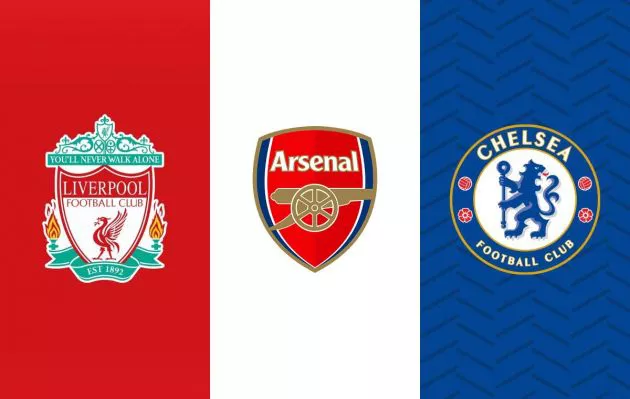Liverpool Arsenal Chelsea club badges