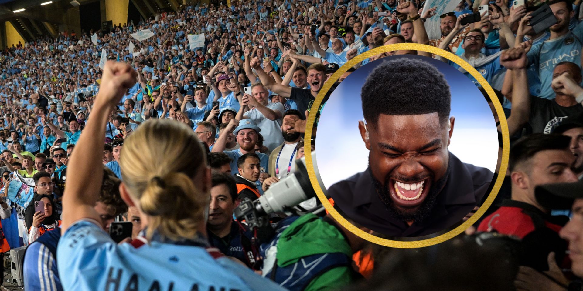 (Video) Listen to Micah Richards’ emotional response to Man City clinching the treble