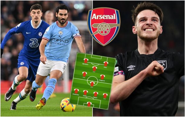 Arsenal transfer news: Arteta XI with Rice Havertz Timber