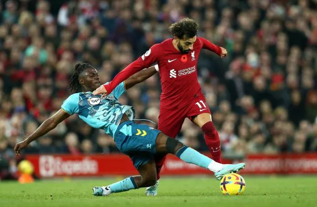lavia salah southampton liverpool