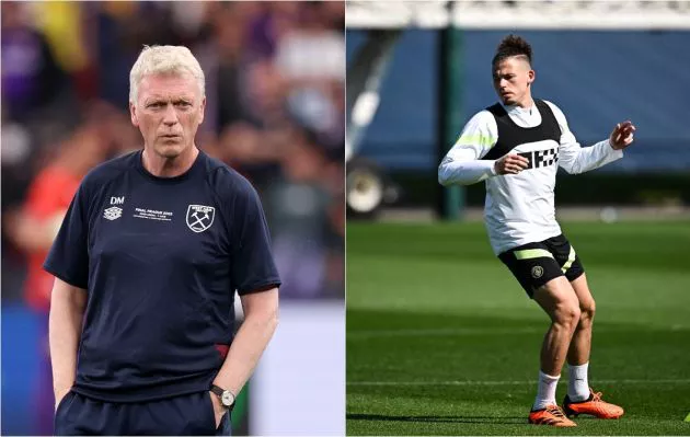 david moyes kalvin phillips
