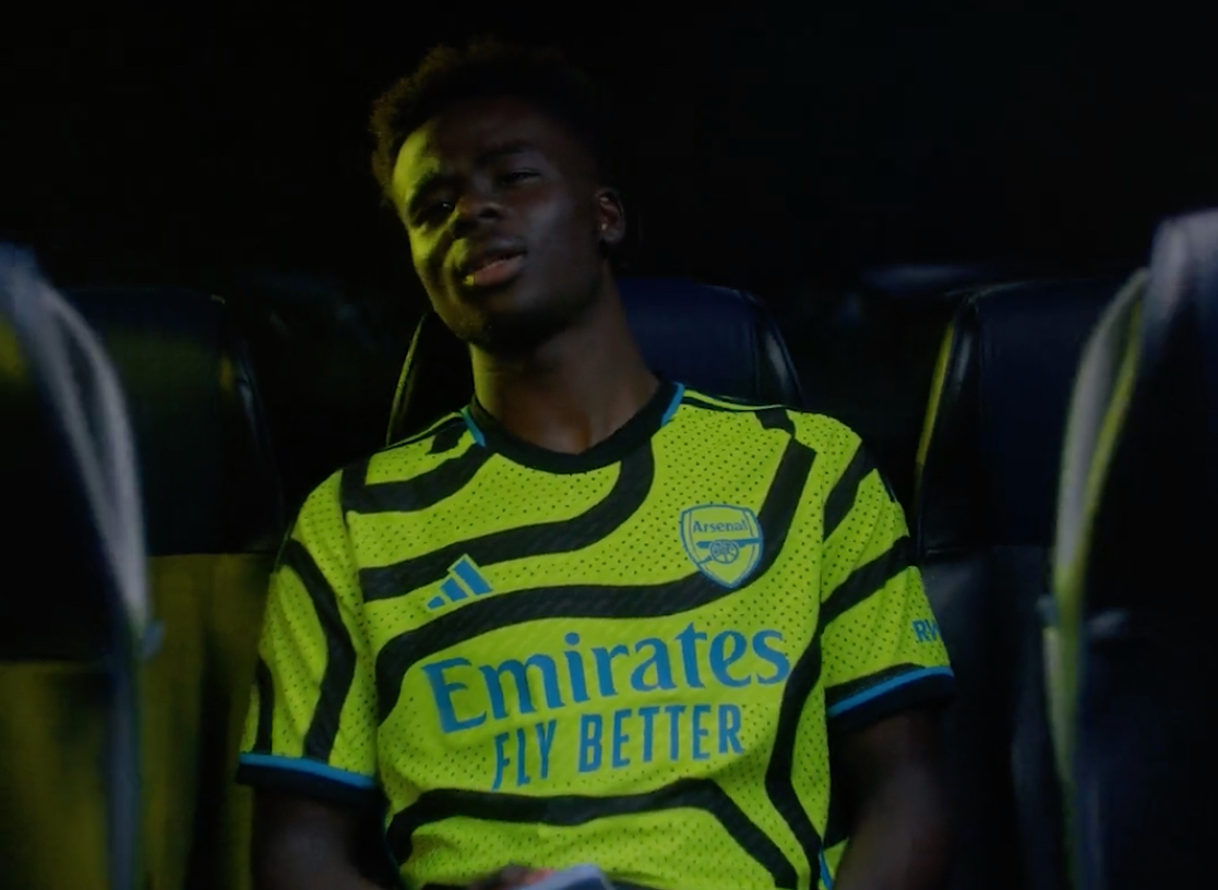 Arsenal yellow away kit