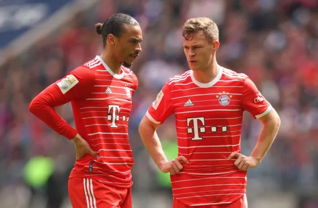 bayern leroy sane joshua kimmich