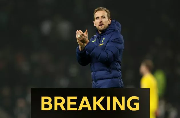 breaking kane tottenham