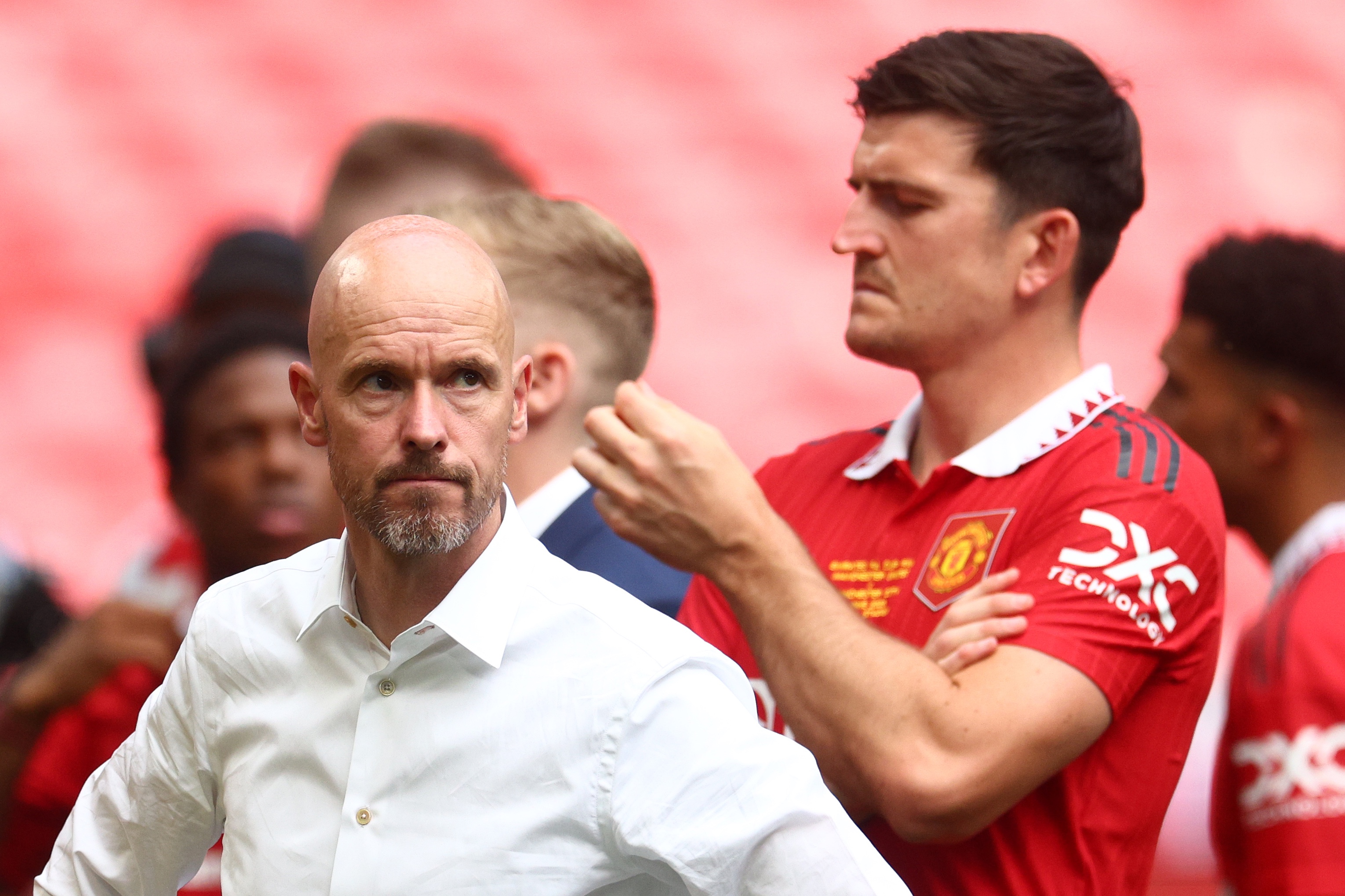 Erik ten Hag is happy that Harry Maguire is staying at Man United