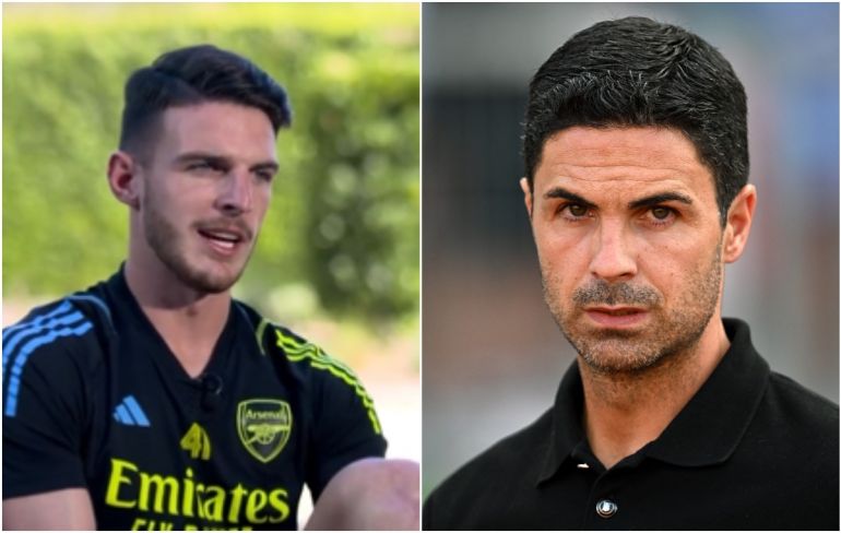Arsenal news: Declan Rice on "crazy" Mikel Arteta