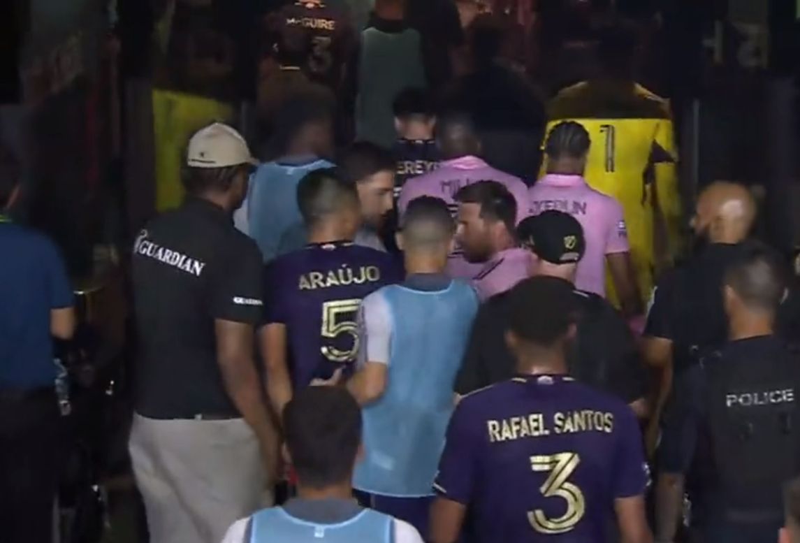 Video: Lionel Messi uncharacteristically gets into heated confrontation during Inter Miami match
