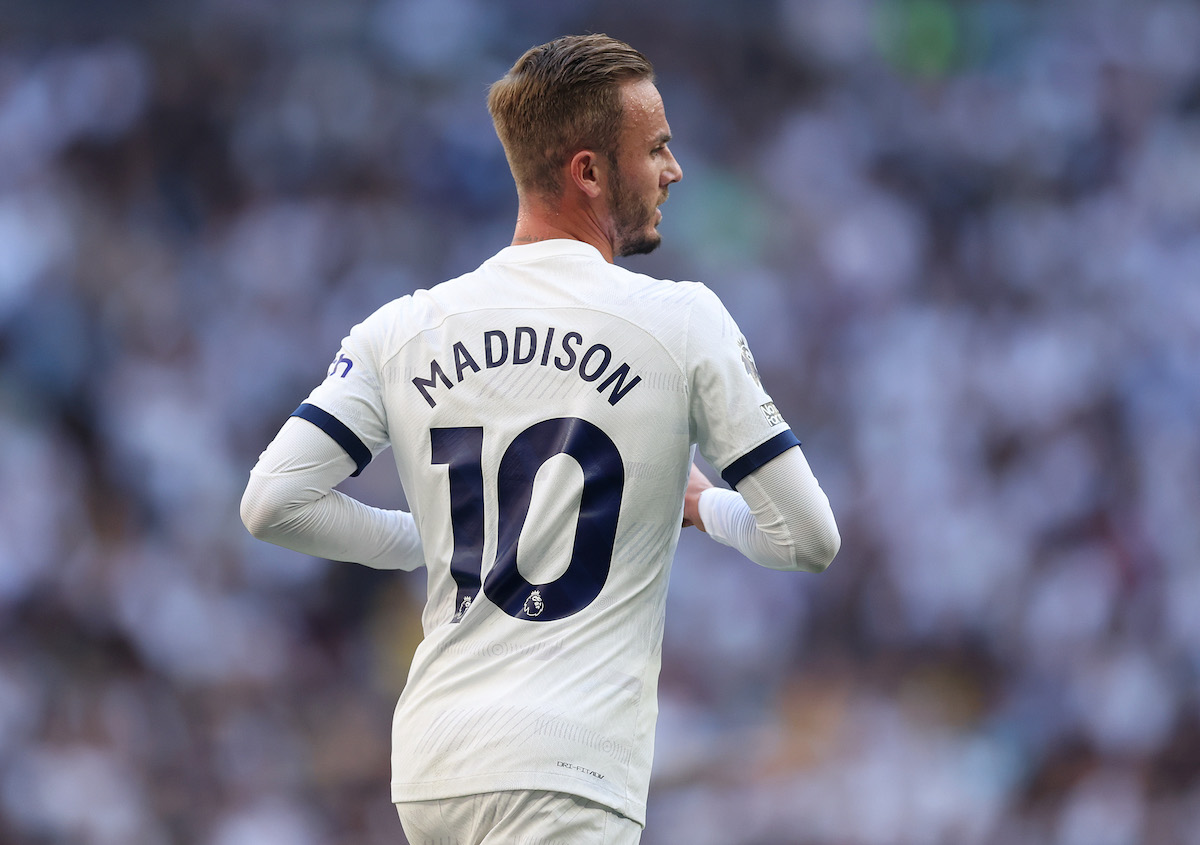 Tottenham's James Maddison was subbed off against West Ham