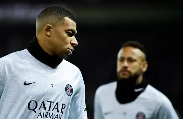 PSG Strasbourg Kylian Mbappe Neymar