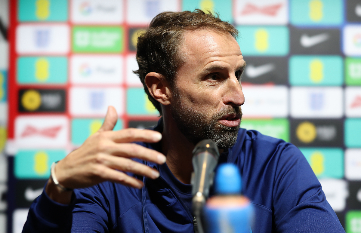 Gareth Southgate gives blunt response when talking about “not available” Arsenal star
