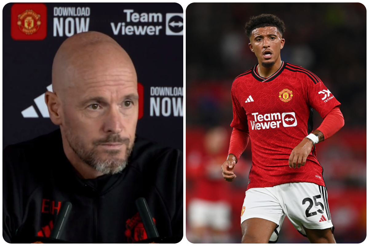 Erik ten Hag might have an awkward reunion with Jadon Sancho