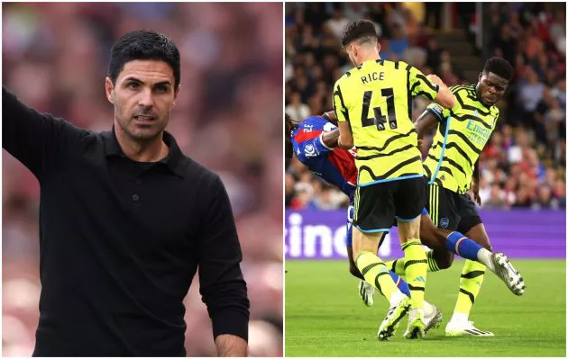 arteta declan rice thomas partey