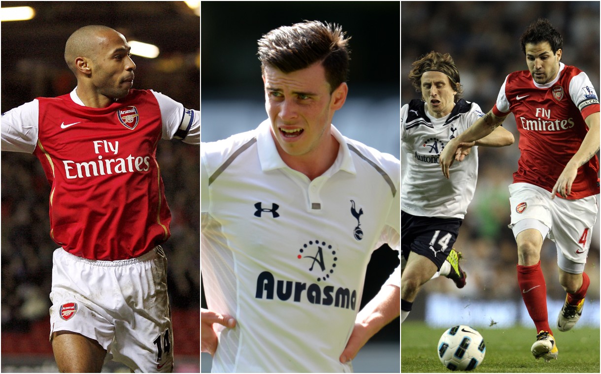 Arsenal and Tottenham best XI of Premier League era