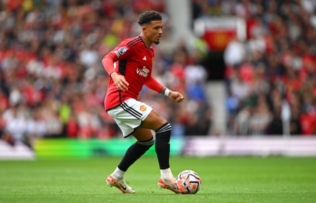 man united nottingham forest jadon sancho pic