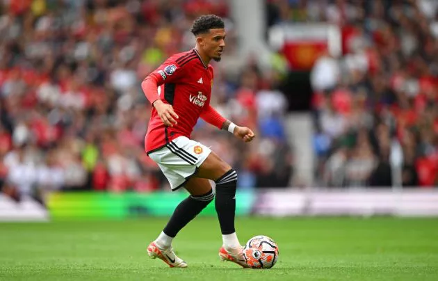 man united nottingham forest jadon sancho pic