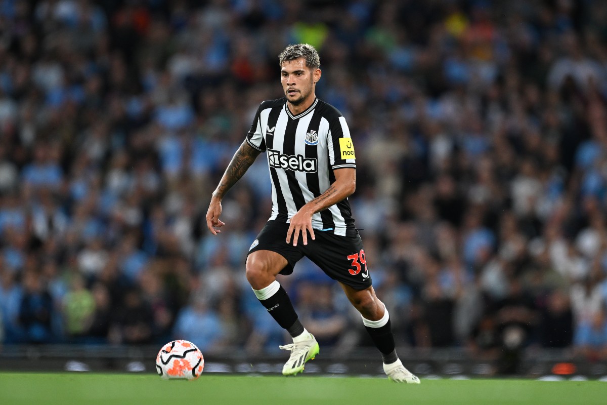 Bruno Guimaraes in action for Newcastle United