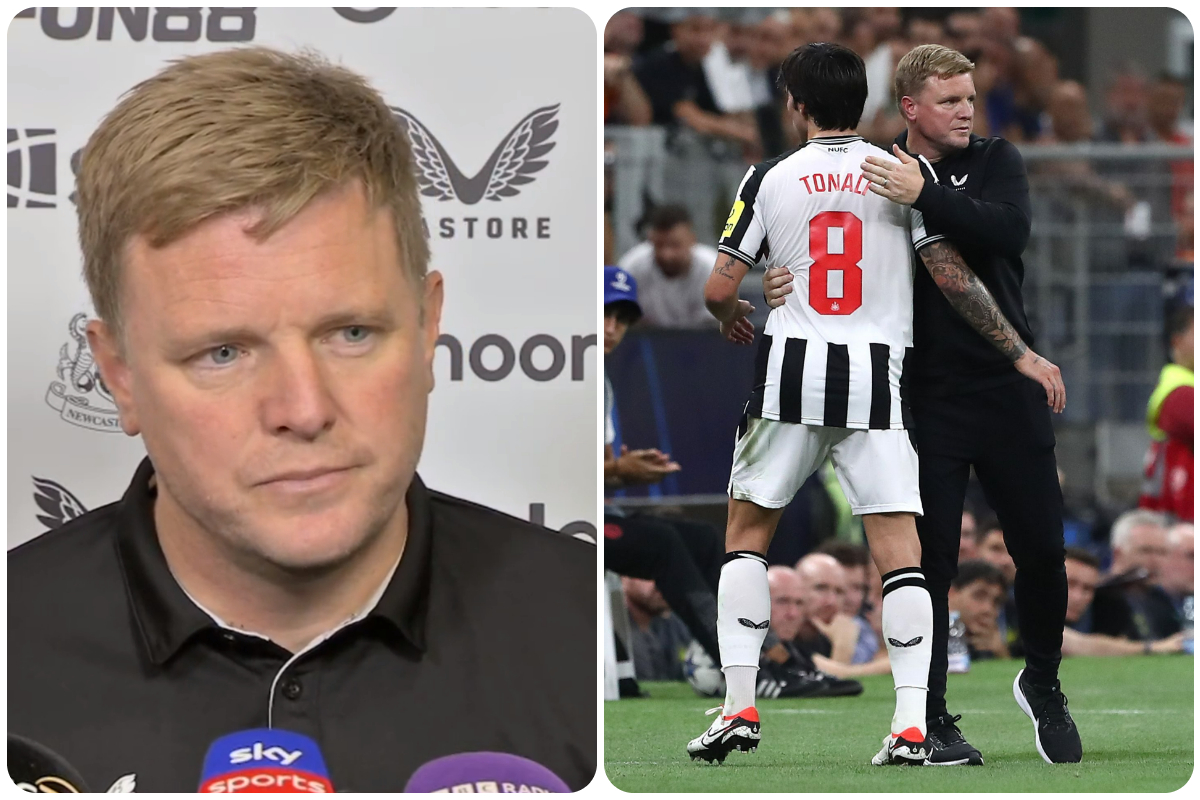 Eddie Howe throws down the gauntlet to the FA over Sandro Tonali