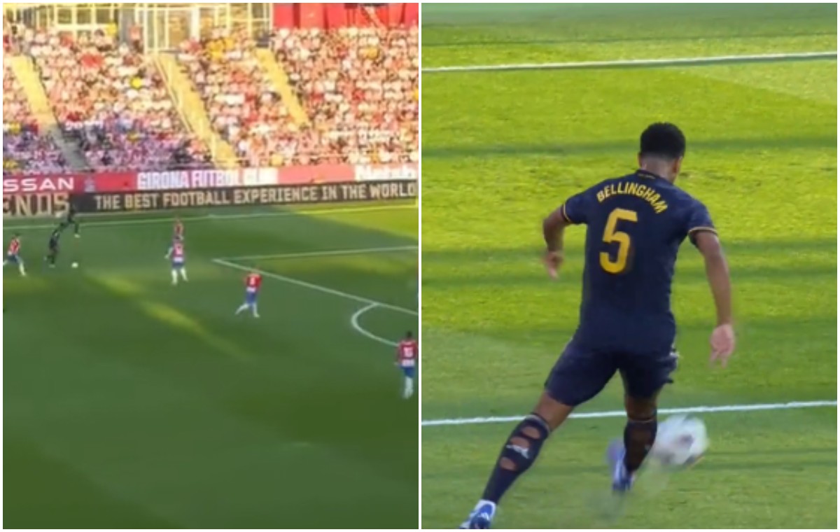 Jude Bellingham assist for Real Madrid vs Girona - video