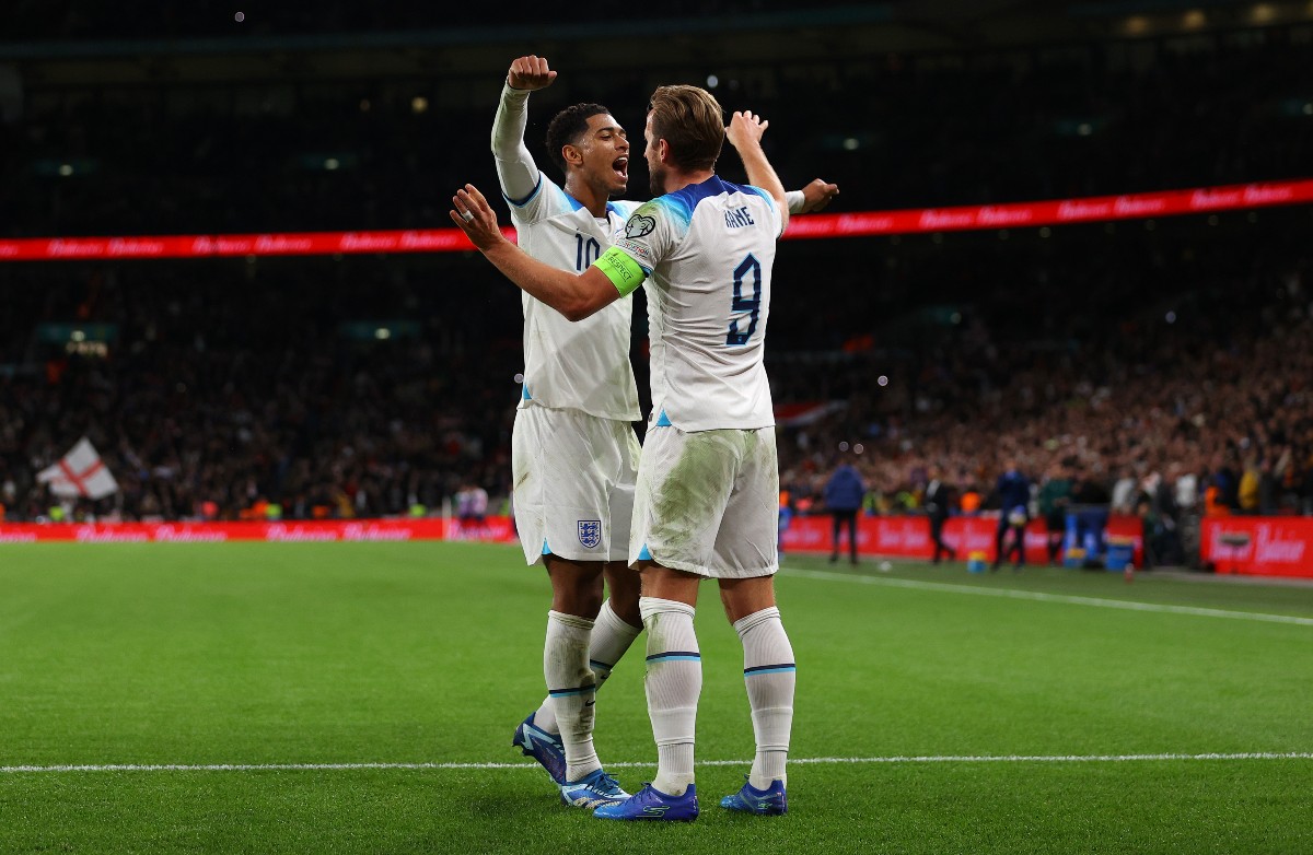 Jude Bellingham and Harry Kane are England teammates