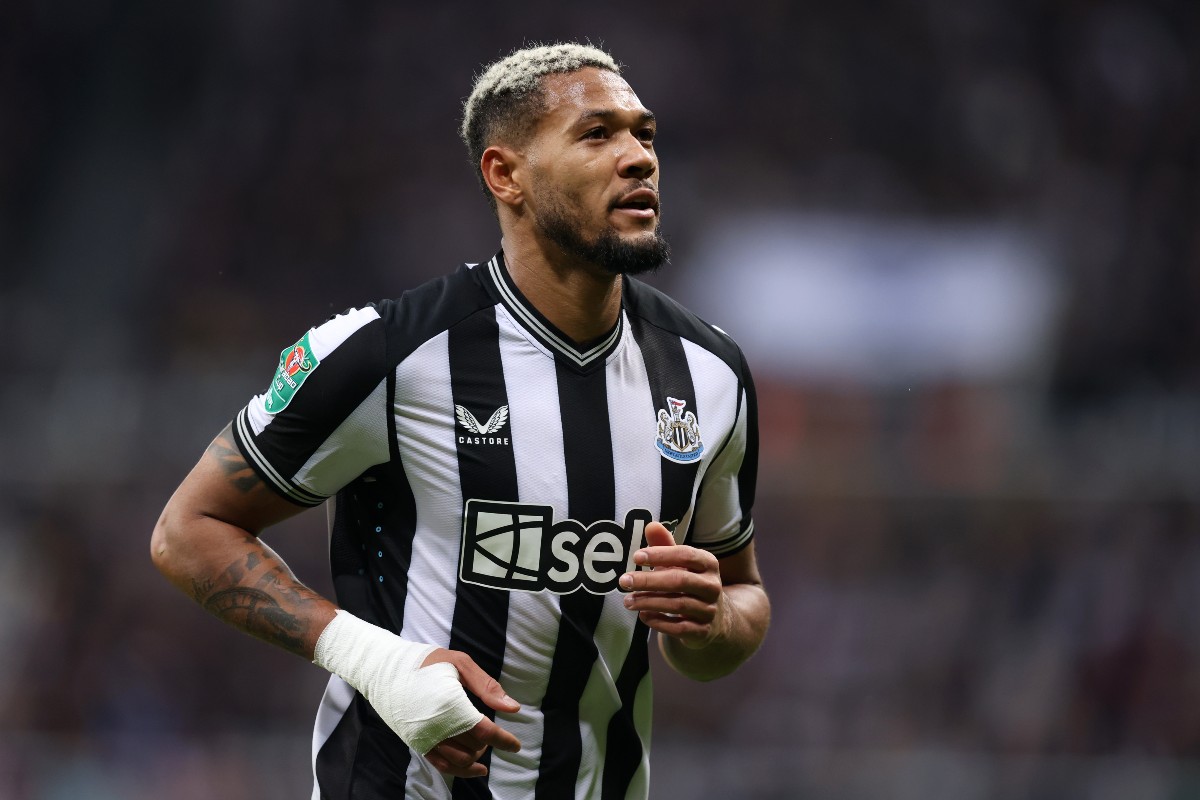 Joelinton in action for Newcastle United