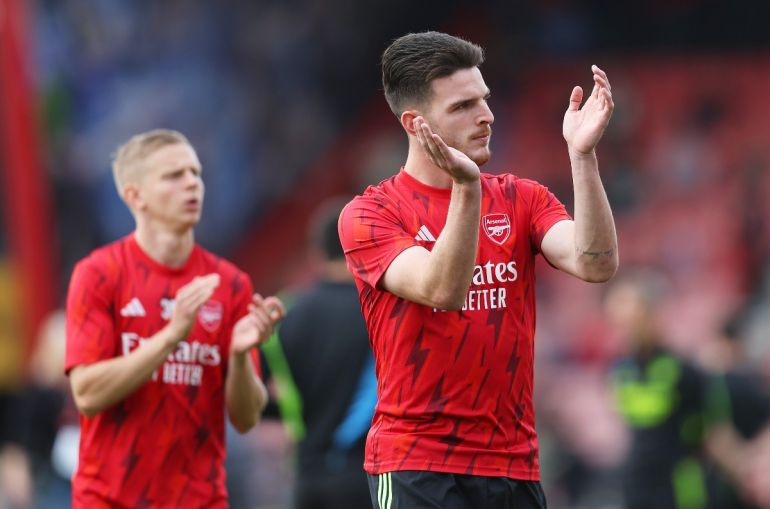 Arsenal news Declan Rice message to West Ham