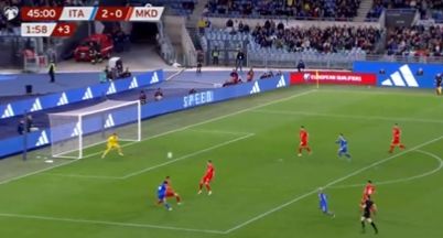 Video: Slovenia respond with Janza freekick