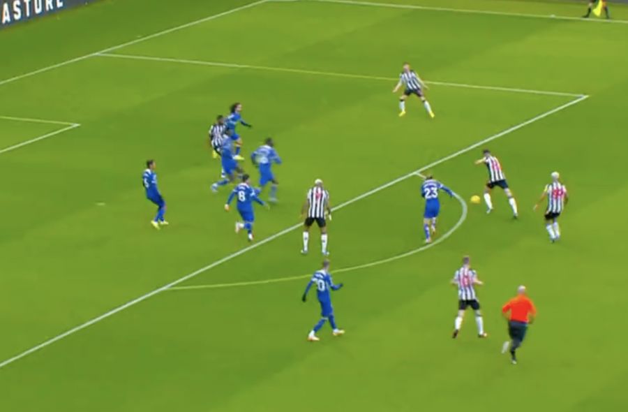 Newcastle 1 - 0 Chelsea: Lewis Miley produces incredible assist for ...