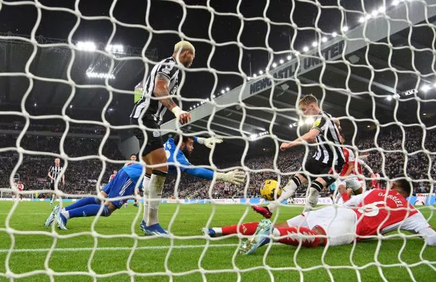 joelinton and gordon vs arsenal