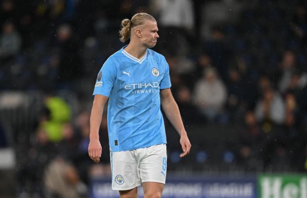 young boys vs man city erling haaland 2023-24