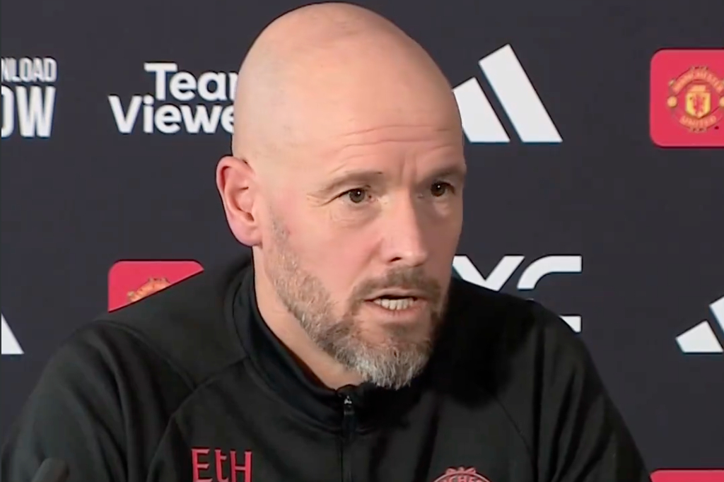 (Video) Erik Ten Hag admits important Man United midfielder ‘a doubt’ for Palace