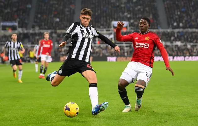 newcastle man united mainoo