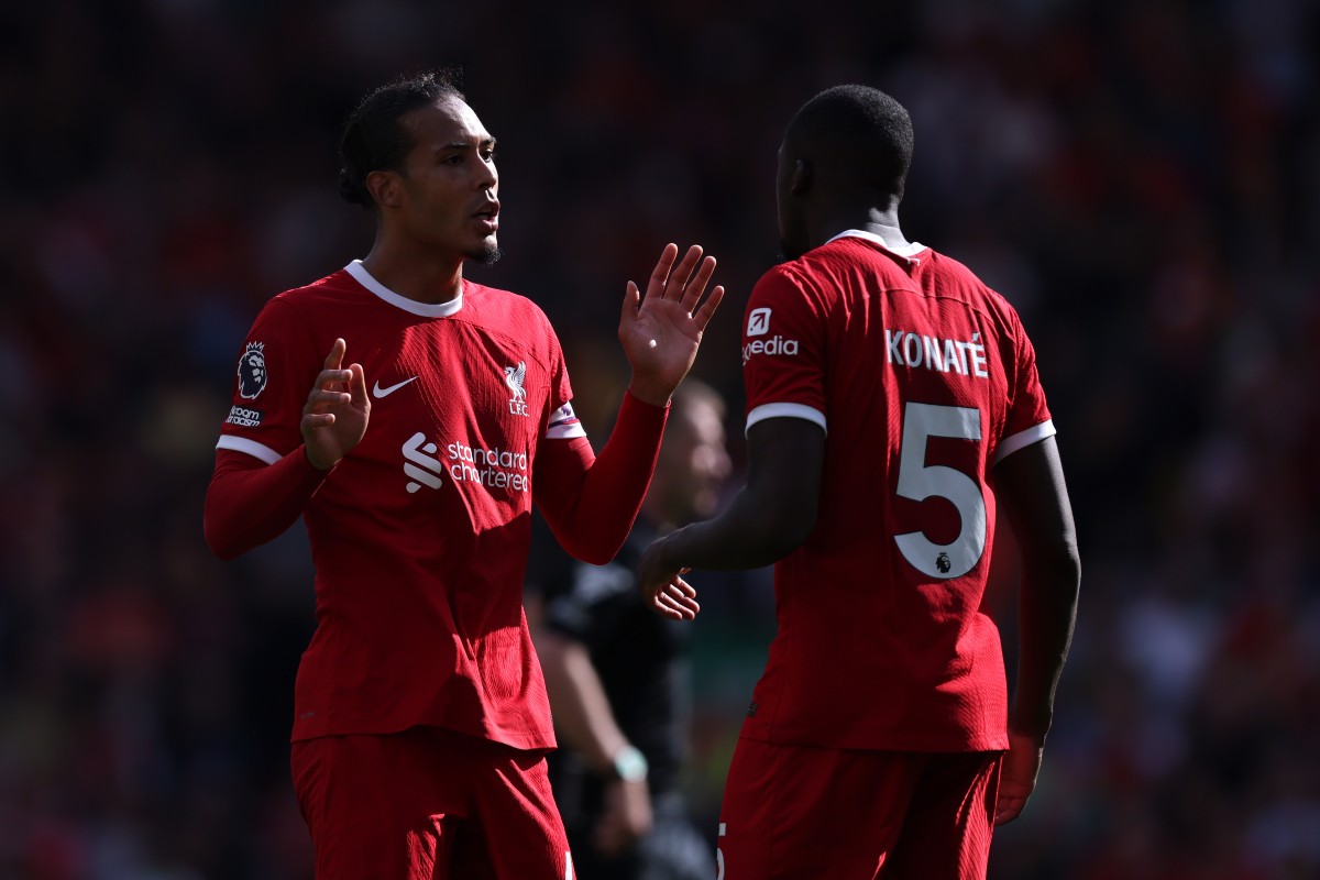 Liverpool defender Ibrahima Konate was woeful against Everton