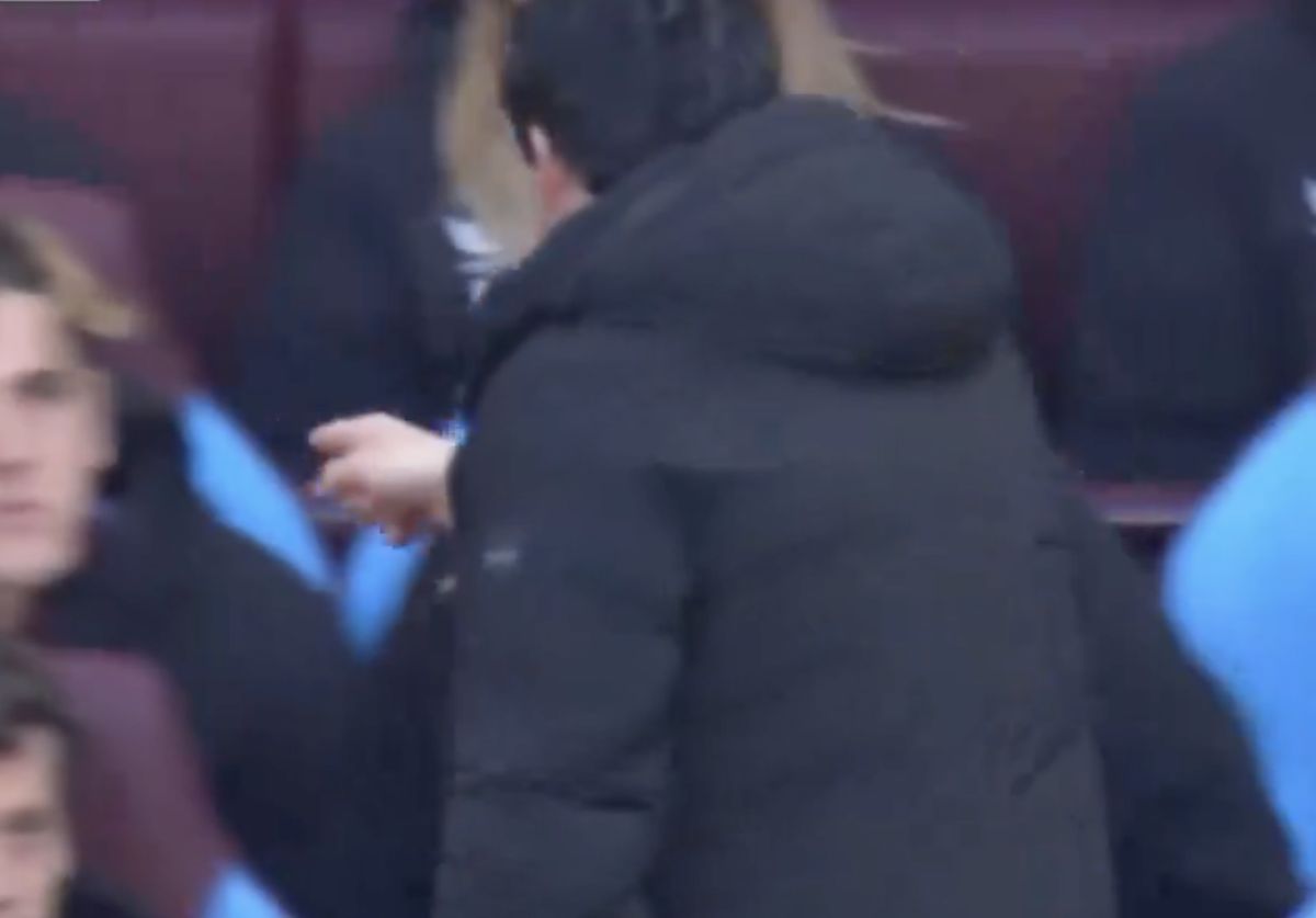 (Video) Unai Emery went ballistic at benched Aston Villa star during Forest clash