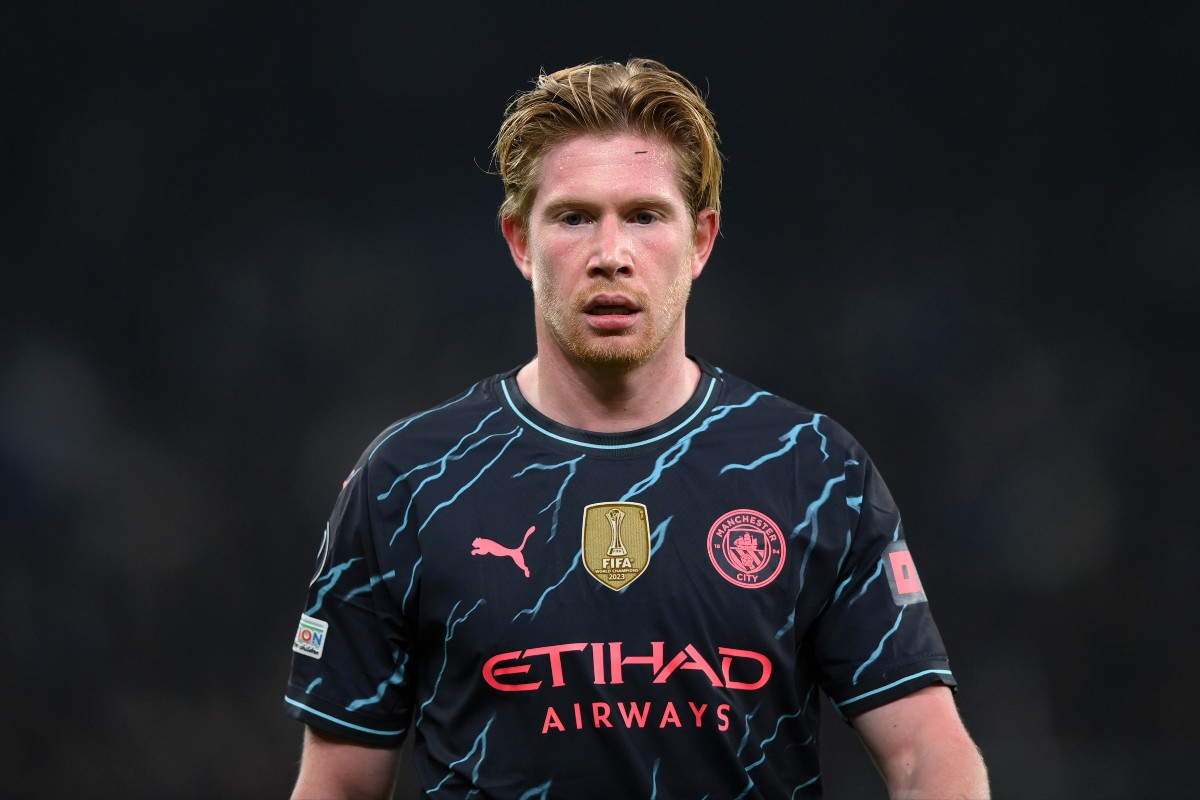 Man City's Kevin De Bruyne did not play against Real Madrid