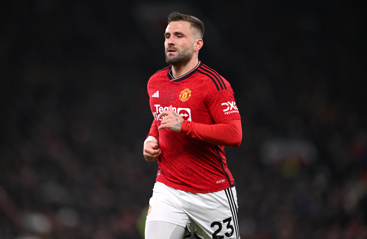 Man United's Luke Shaw in a race to play at Euro 2024
