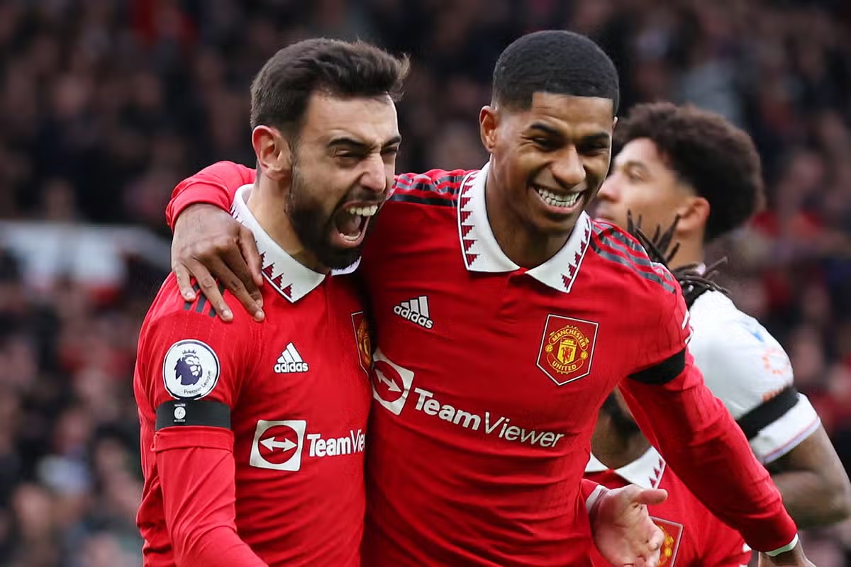 Man United Premier League Chelsea Bruno Fernandes Marcus Rashford 