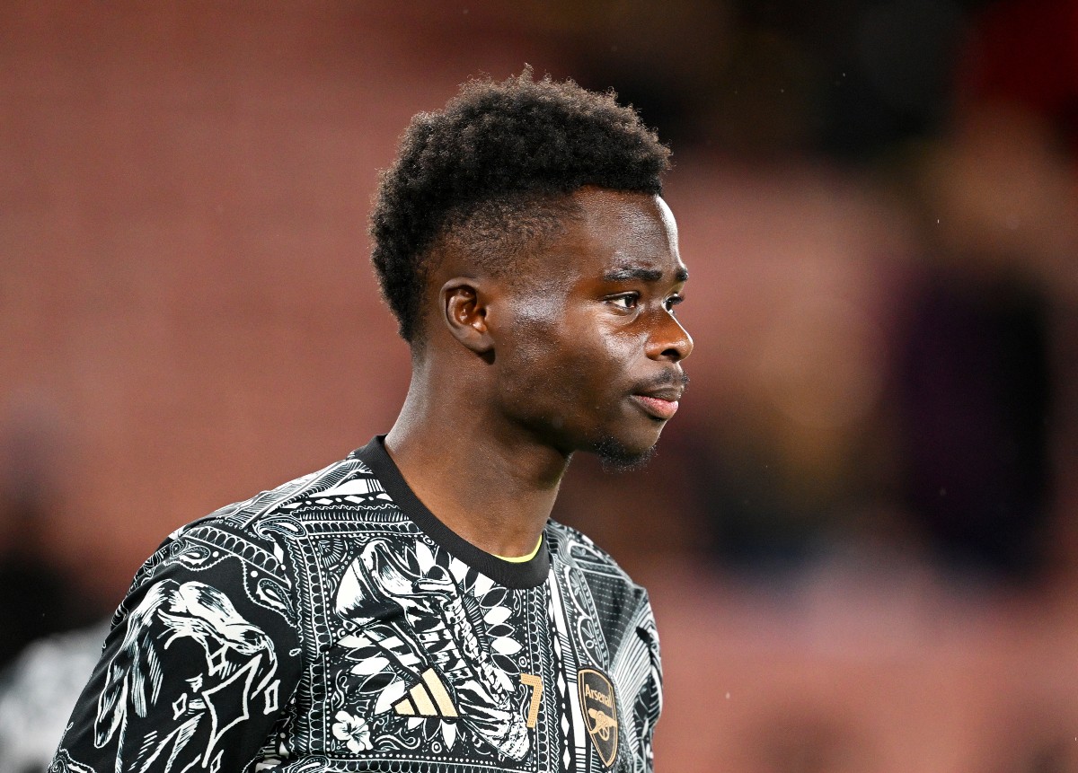 Bukayo Saka is one of Arsenal's injury concerns for Man City game 