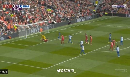 Video: Luis Diaz produces quality finish to make it Liverpool 1-1 Brighton