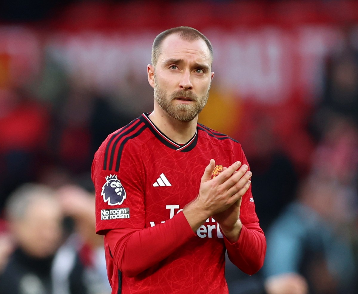 Christian Eriksen is set to leave Man United in the summer.