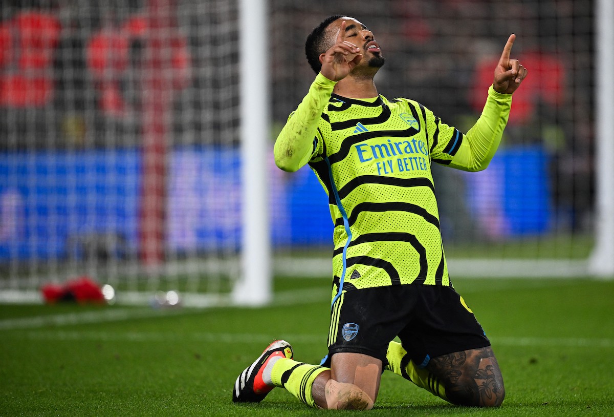 Gabriel Jesus could start for Arsenal against Man City