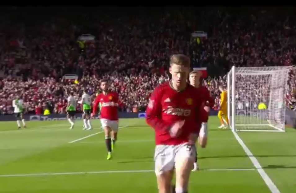 Video: Scott McTominay gives Manchester United an early lead against Liverpool