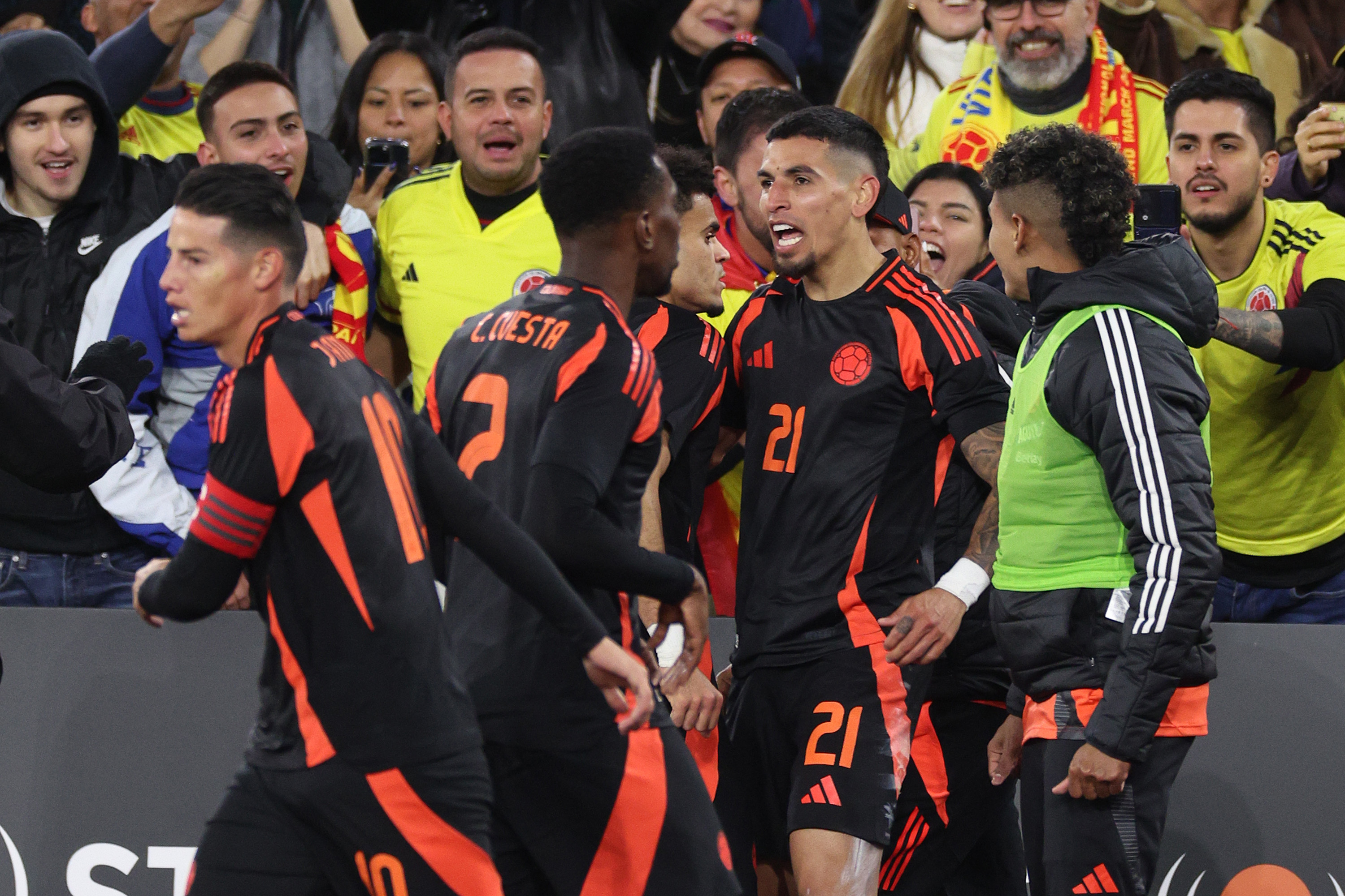 Colombia extend unbeaten run to over two years after beating Spain.