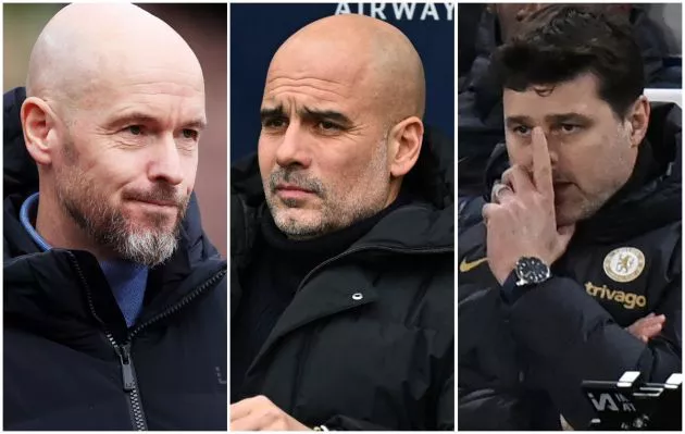 ten hag guardiola pochettino