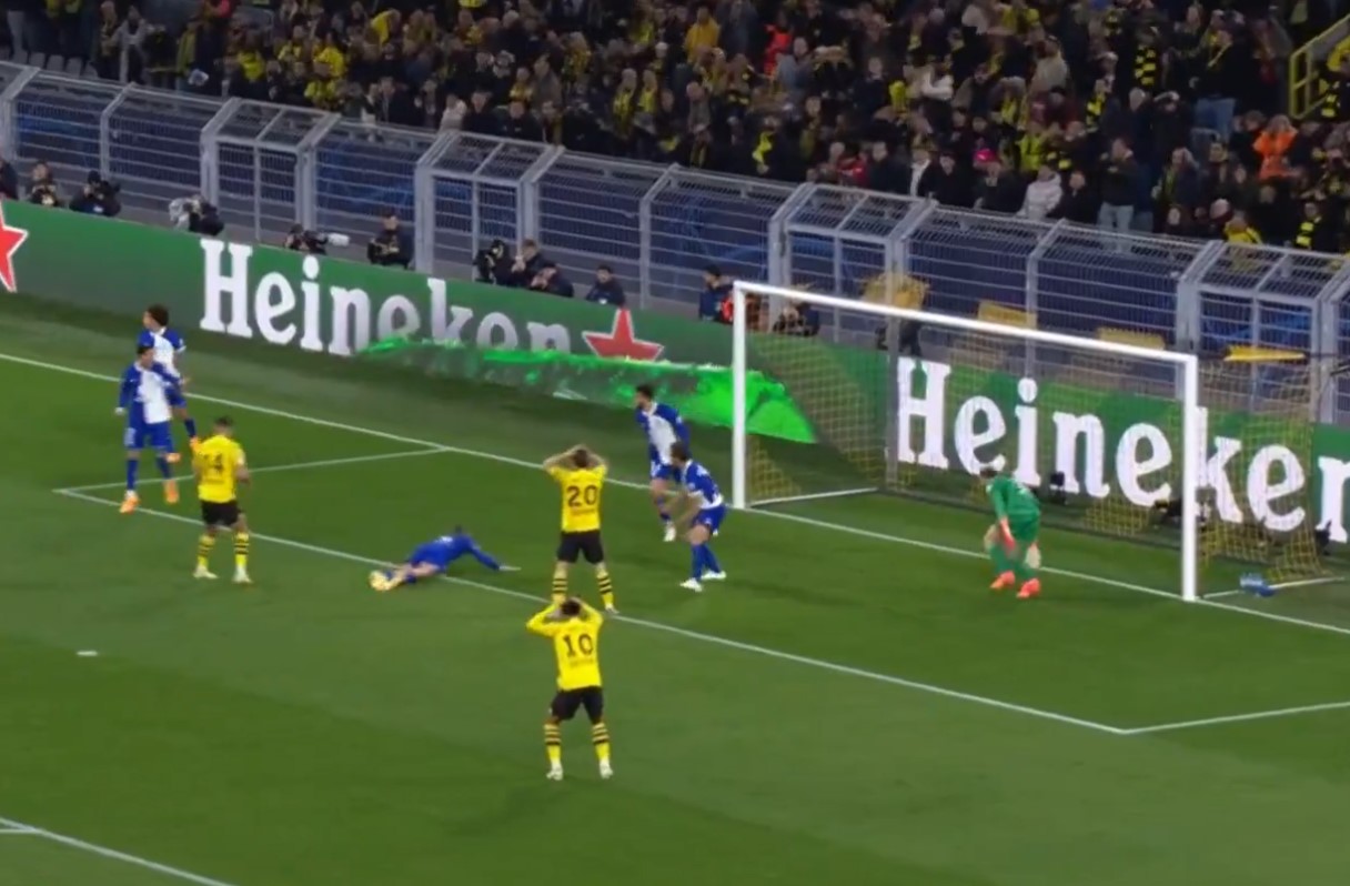 Video: Former Chelsea star produces block of the season in Champions League clash