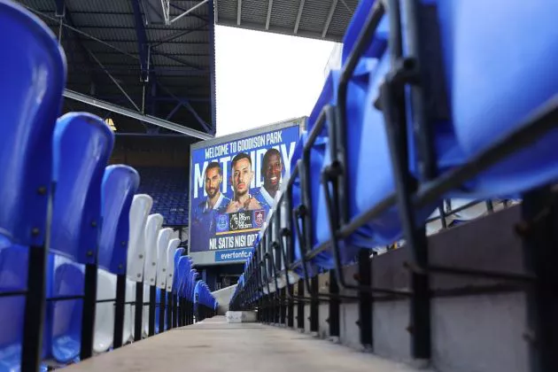 Everton Goodison Park seats