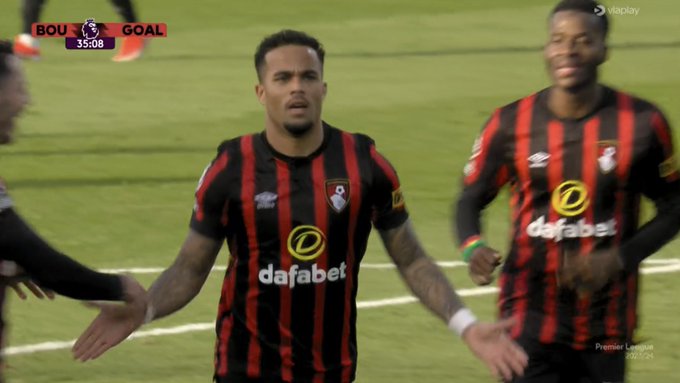Video: Justin Kluivert fires Bournemouth back ahead minutes after Bruno Fernandes strike