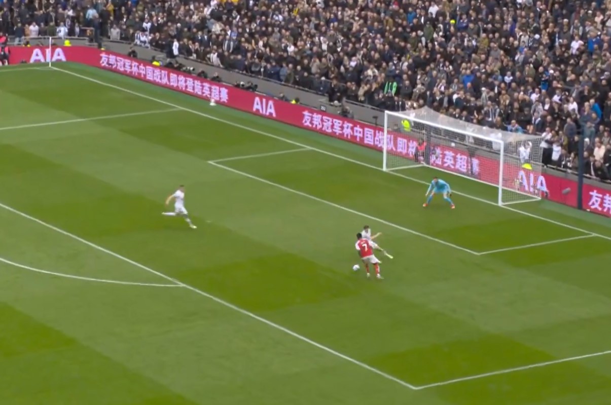 Video: Beautiful pass from Kai Havertz helps Bukayo Saka add second for Arsenal vs Tottenham