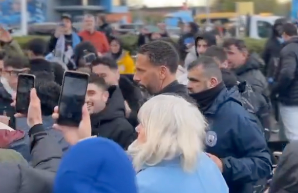 Video: Man United legend mobbed by Man City fans ahead of Real Madrid test