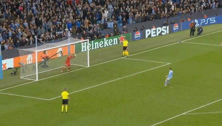 Video: Bernardo Silva takes the worst penalty of all time as Man City crash out of the Champions League